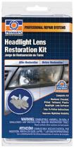 Restore a motorhome's headlight lens with the Headlight Lens Restoration Kit from Permatex