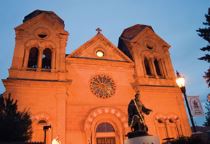 The Cathedral Basilica of St. Francis de Assisi in Santa Fe, New Mexico