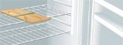 Propping open the door of a motorhome refrigerator when in storage can help to prevent mold.