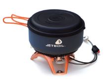 Motorhome owners might enjoy the Helios outdoor cooking system from Jetboil.