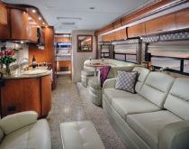 Interior of the 32-foot Four Winds Serrano motorhome