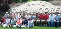 TCW chapter members put a shine on Elks Camp Moore before the summer camp season.