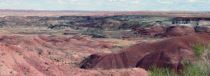 Views of the Painted Desert can be gleaned from the north end of Petrified Forest National Park.