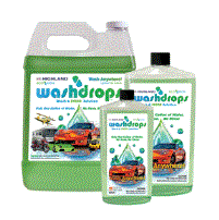 Highland Washdrops from Cequent Consumer Products lends itself to cleaning motorhomes and other vehicles in areas where water use is restricted.