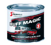 Buff Magic from Shurhold Industries is an all-in-one surface restorer and buffing and polishing cream for motorhomes, cars, and more.