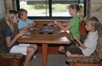 The kids who play together stay together. The Belcher children have become closer during their full-time motorhome travels.