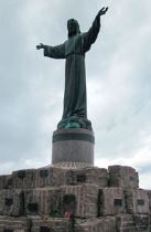 Christ of the Fishermen stands on Padre Island as a memorial to those lost at sea.