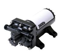 The 4048 High Flow Pump from SHURflo delivers up to 4 gallons of water per minute in a motorhome.