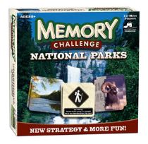 The Memory Challenge: National Parks Edition game from USAopoly gives kids the opportunity to discover the beauty of America's national parks while playing one of the world's most popular matching games.
