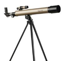 The GeoSafari Vega 600 Telescope from Educational Insights Inc. makes it possible for kids to view nature up close during the day and become stargazers at night during motorhome trips.