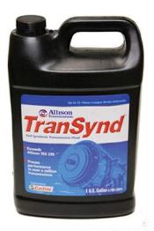 Allison Transmission recommends the use of synthetic automatic transmission fluild such as the company's TranSynd brand or one Allison engineers have tested and approved.