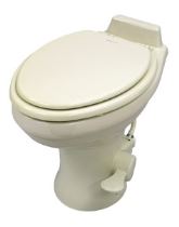 The Dometic 320 ceramic toilet is said to be the closest thing to a residential toilet made for an RV.