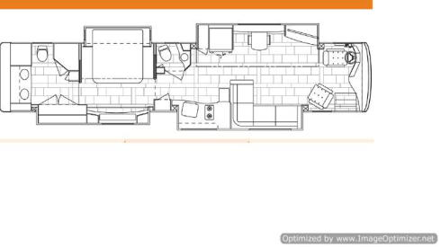 Foretravel 2016 Realm FS6 LV-3 floor plan