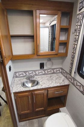 Looking for ideas for an insert to cover the sink in our Jayco 212QB for  more counter space.Is there a ready made piece or do we need to have  something made? 