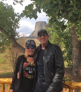 David and Julie Palmer explored the natural wonders of Wyoming's Devils Tower.
