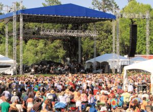 Spirit Of The Suwannee Music Park and Campground in Live Oak, Florida, draws crowds for its four weekend festivals each year.