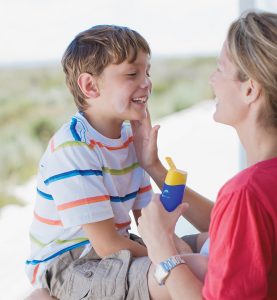 Use broad-spectrum sunscreen, and reapply often.