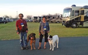 When not acting in movies and RV shows, the Silvas enjoy traveling in their Tiffin motorhome and meeting other RVers.