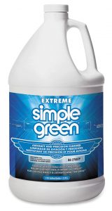 Extreme Simple Green can be used to wash the charge-air cooler and radiator.