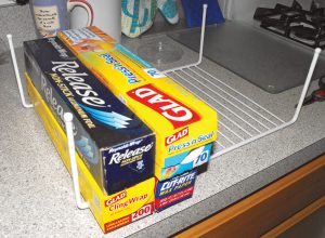 Vinyl-coated wire racks can be employed in an RV as baffles, organizers, or dividers.