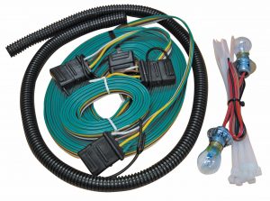 The Roadmaster Universal Wiring Kit with dedicated light sockets.
