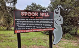 North Wales Drive in Lake Wales, Florida -- better know as Spook Hill -- tests motorists' perception, as it appears to defy the laws of gravity.