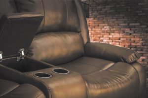Active RV Upholstery Center’s line of RV furniture is available in four colors, including brown.