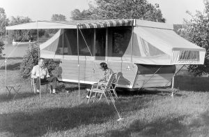 The 1971 Jay Series fold-down camper.