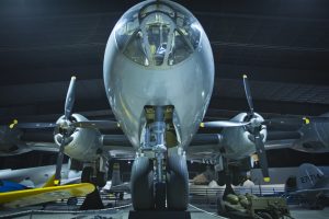 A B-29B “Superfortress” is in the collection at the Warner Robins Museum of Aviation.