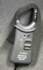 Multimeters generally can measure current draw up to 10 amps; for higher amperage, a clamp-on ammeter is needed.