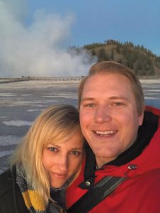 Jason and Rae Miller’s RV travels have taken the California natives to many places, including Yellowstone National Park.