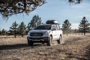 Ford has targeted outdoor adventurists in ad campaigns for the flat-towable Ranger pickup. 