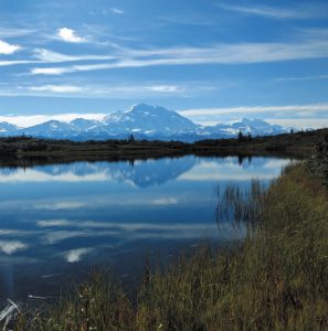 Jim and Patti Ballou encountered a still summer’s day at Alaska’s Denali National Park.