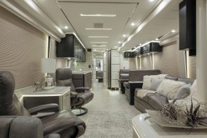 The 2020 lineup from Emerald Luxury Coaches will include Prevost H3-45 conversions. 