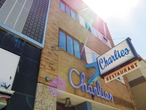 Charlie's Main Street Cafe in  Minot serves breakfast and lunch.