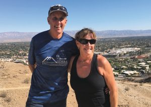 Frank and Charlene Harrison (opposite) are competitive water-skiers who met at a tournament.