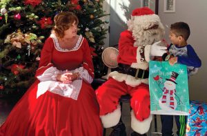 Santa makes a special appearance at Pismo Coast Village RV Resort in Pismo Beach, California.