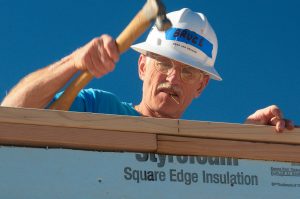 Each winter, Habitat for Humanity volunteers based at Rincon Country West RV Resort build homes around Tucson.