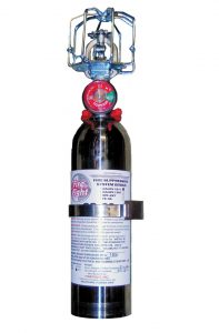 Fire Fight Products’ SS30 system uses clean-agent gas to suppress fires.