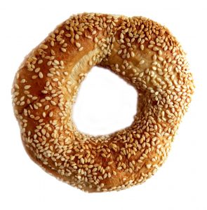 Montreal bagels have a larger hole and are thinner than New York bagels.