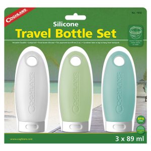 Silicone Travel Bottle Set from Coghlan's Ltd.
