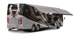 E-Z Steer, an electrically powered steering technology, is available on Entegra Coach’s 2020 Anthem (shown above) and Cornerstone diesel motorhomes. 