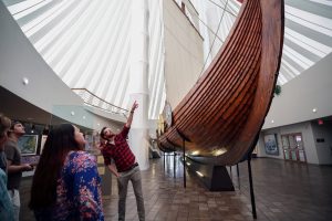 Must-see indoor collections around Fargo include those at the Hjemkomst Center, known for its replica of a Viking ship.