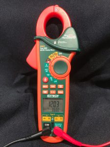 The Extech EX623 digital multimeter.