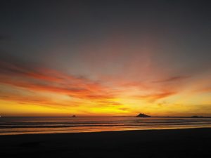 Kathy White captured a dramatic sunset in Crescent City, California.