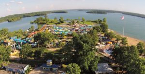 Nashville Shores Lakeside Resort in Hermitage, Tennessee, offers family activities at its popular water park.