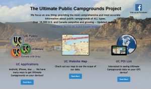 The Ultimate Public Campgrounds Project app includes facts about Forest Service and Bureau of Land Management campsites, among others.