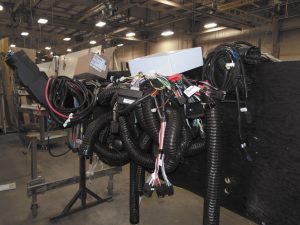 Mobileye installation starts in the area where the dash is built