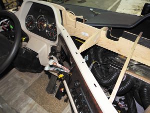 Unfinished dash assembly for Mobileye