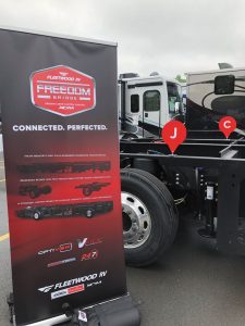Freightliner Custom Chassis Corporation teamed up with Fleetwood RV to create the Freedom Bridge platform. 